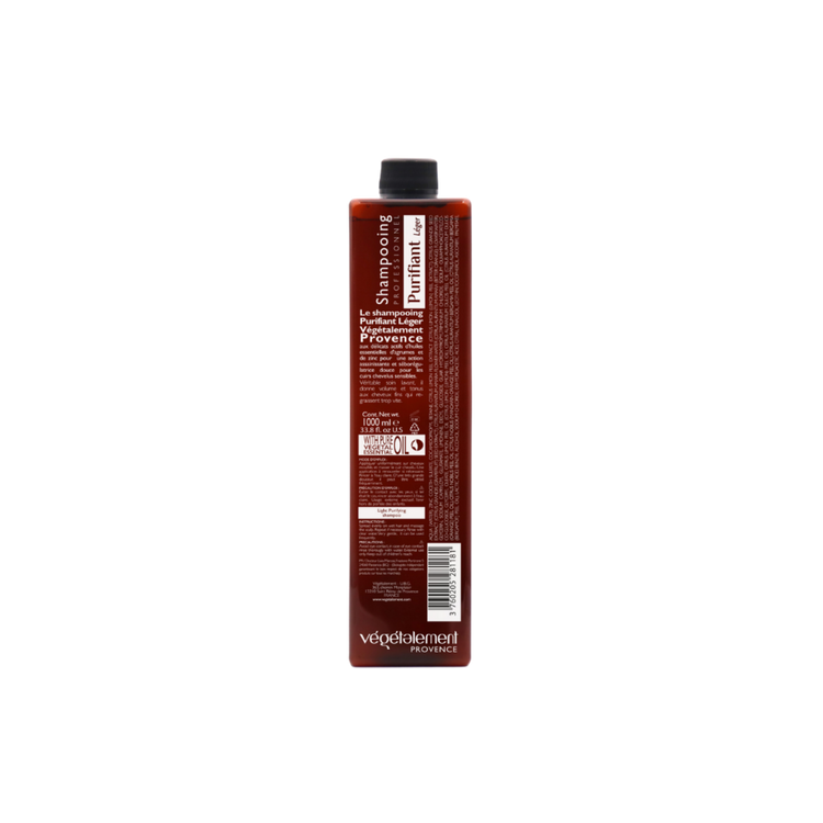 Light purifying organic shampoo