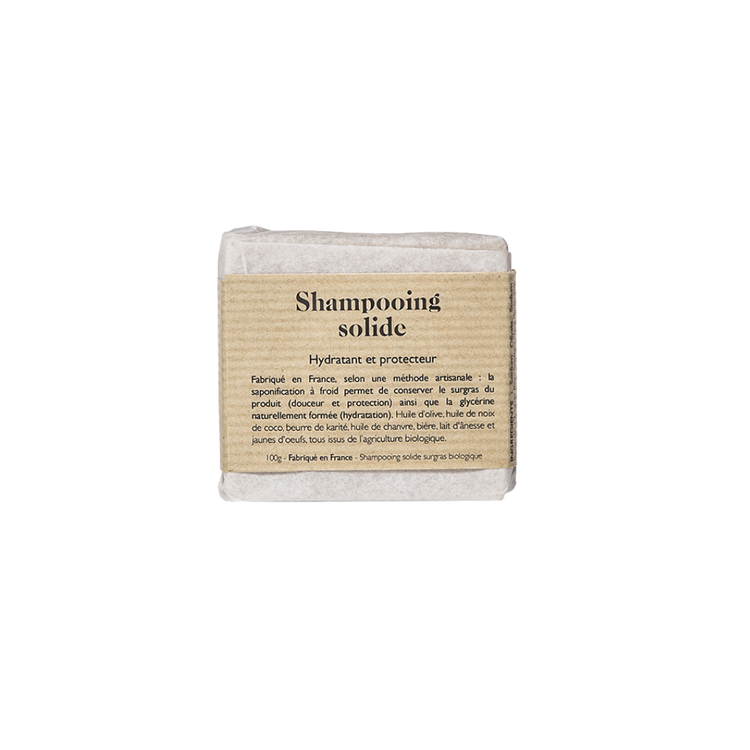 Hydrating & protective organic solid shampoo