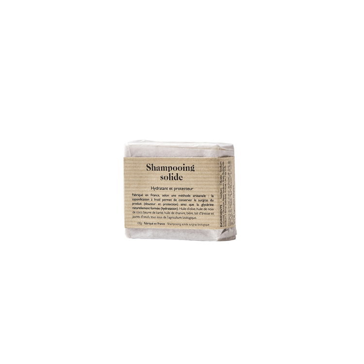 Hydrating & protective organic solid shampoo
