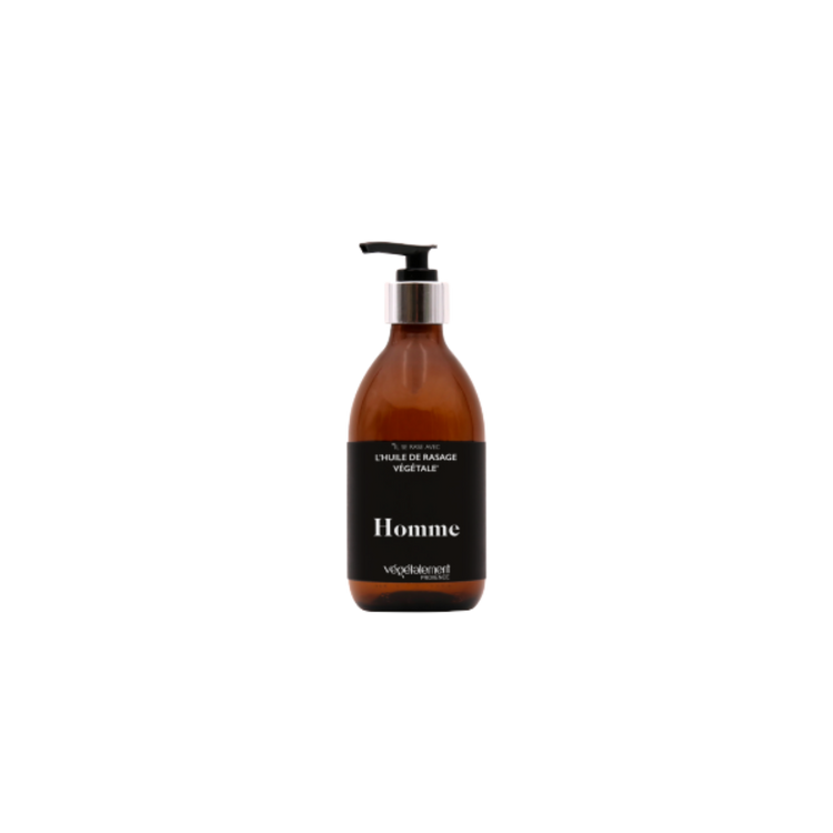 Organic shaving oil