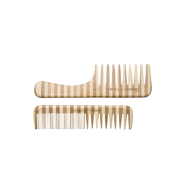 Wooden double row comb