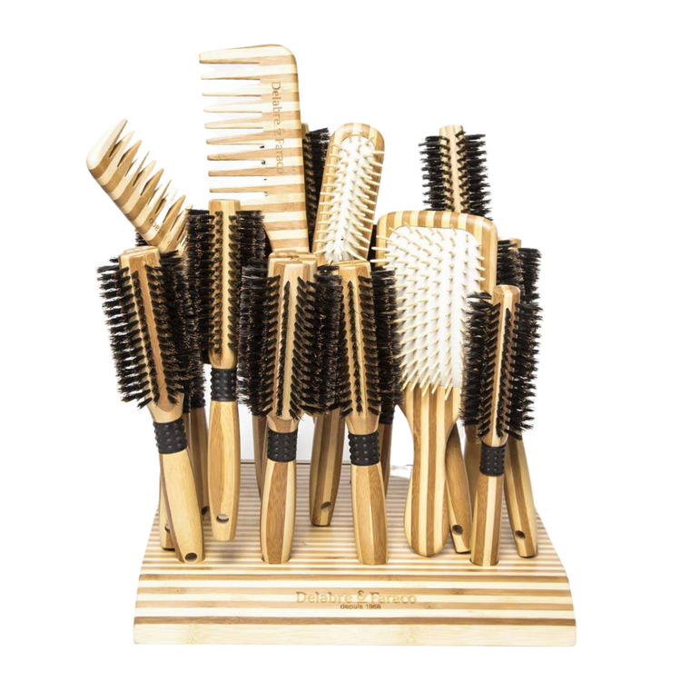 Natural fiber brush