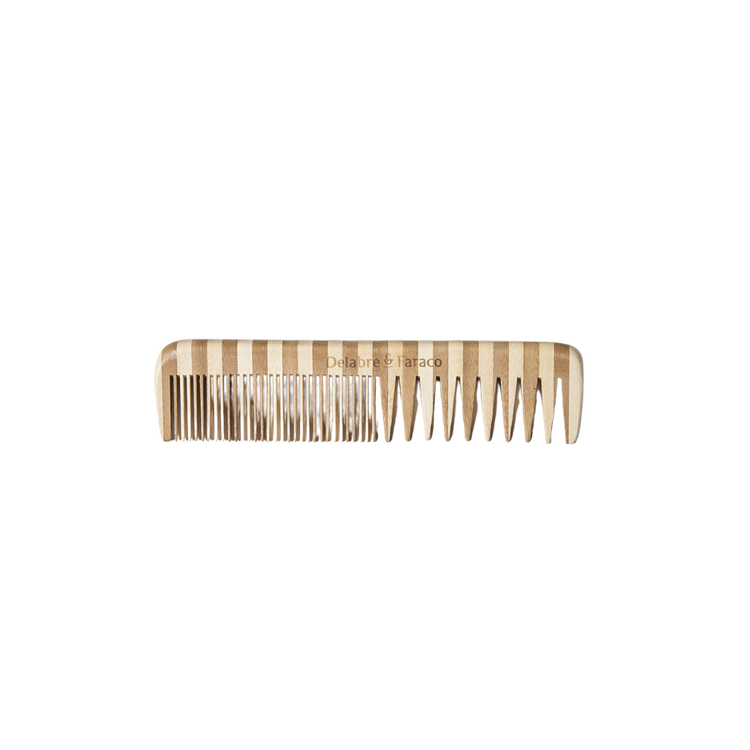 Wooden double row comb